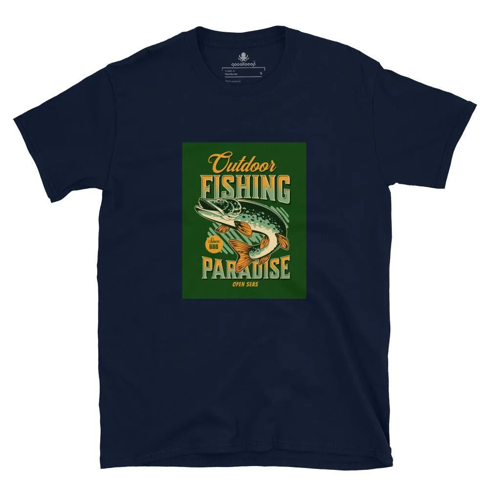 Outdoor Fishing Paradise | Unisex Soft Style T-Shirt