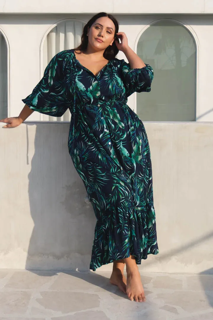 Palmspiration Elgar Dress Dark Navy