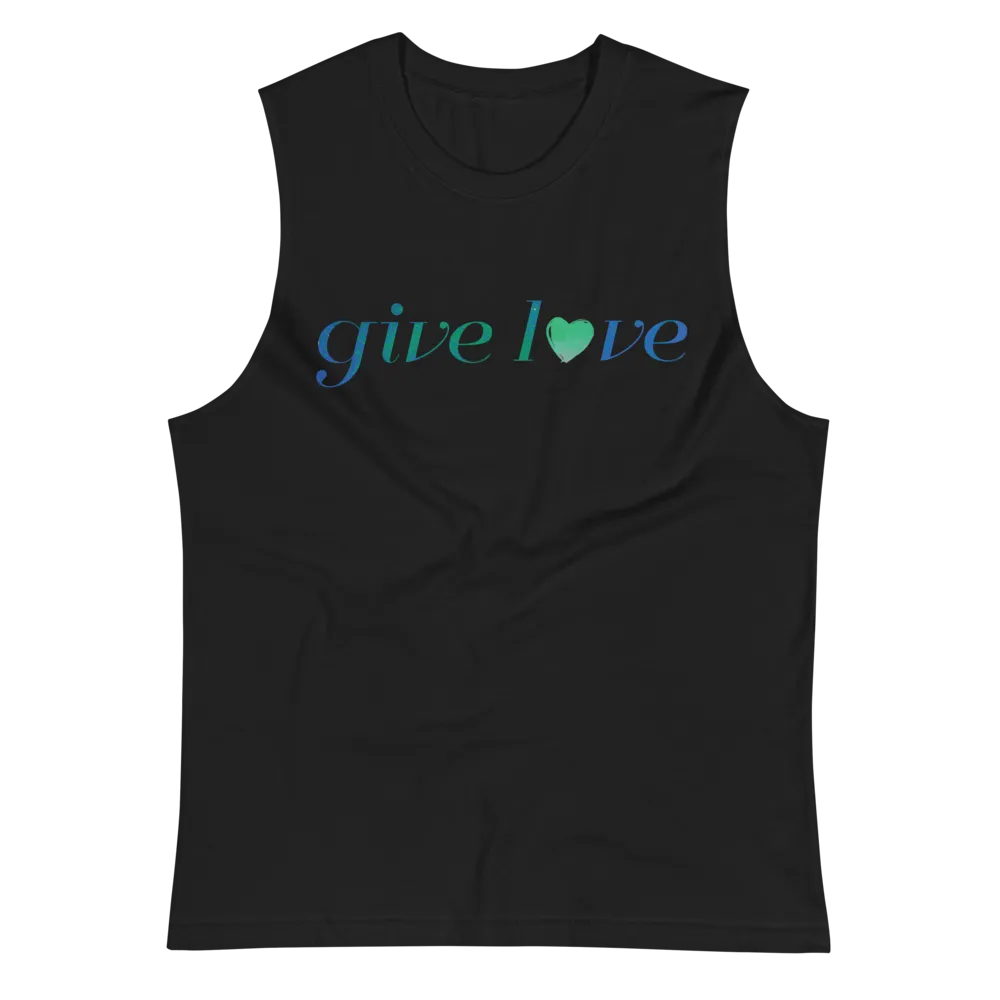 "GIVE L💚VE" MUSCLE TANK | UNISEX