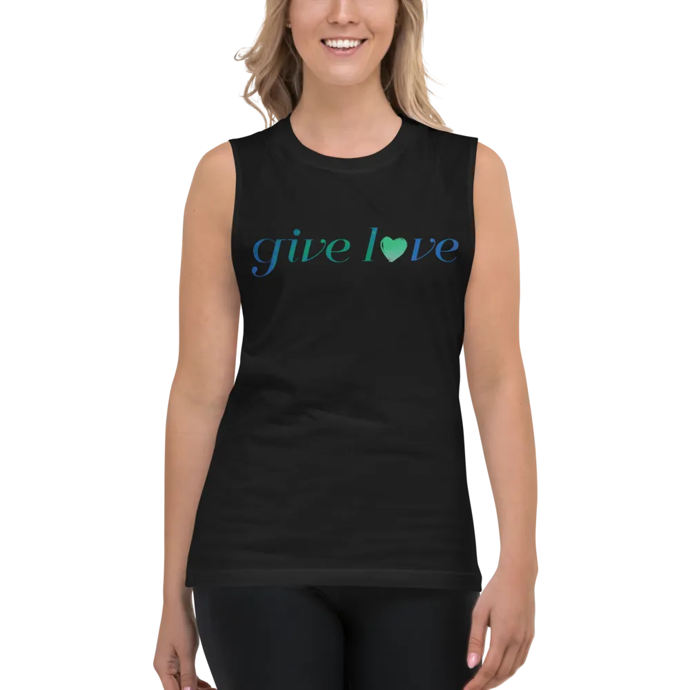 "GIVE L💚VE" MUSCLE TANK | UNISEX