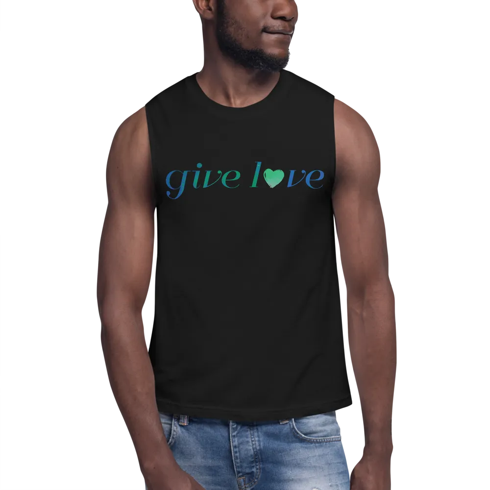 "GIVE L💚VE" MUSCLE TANK | UNISEX