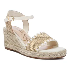 Raffia Wedge Heel Espadrilles