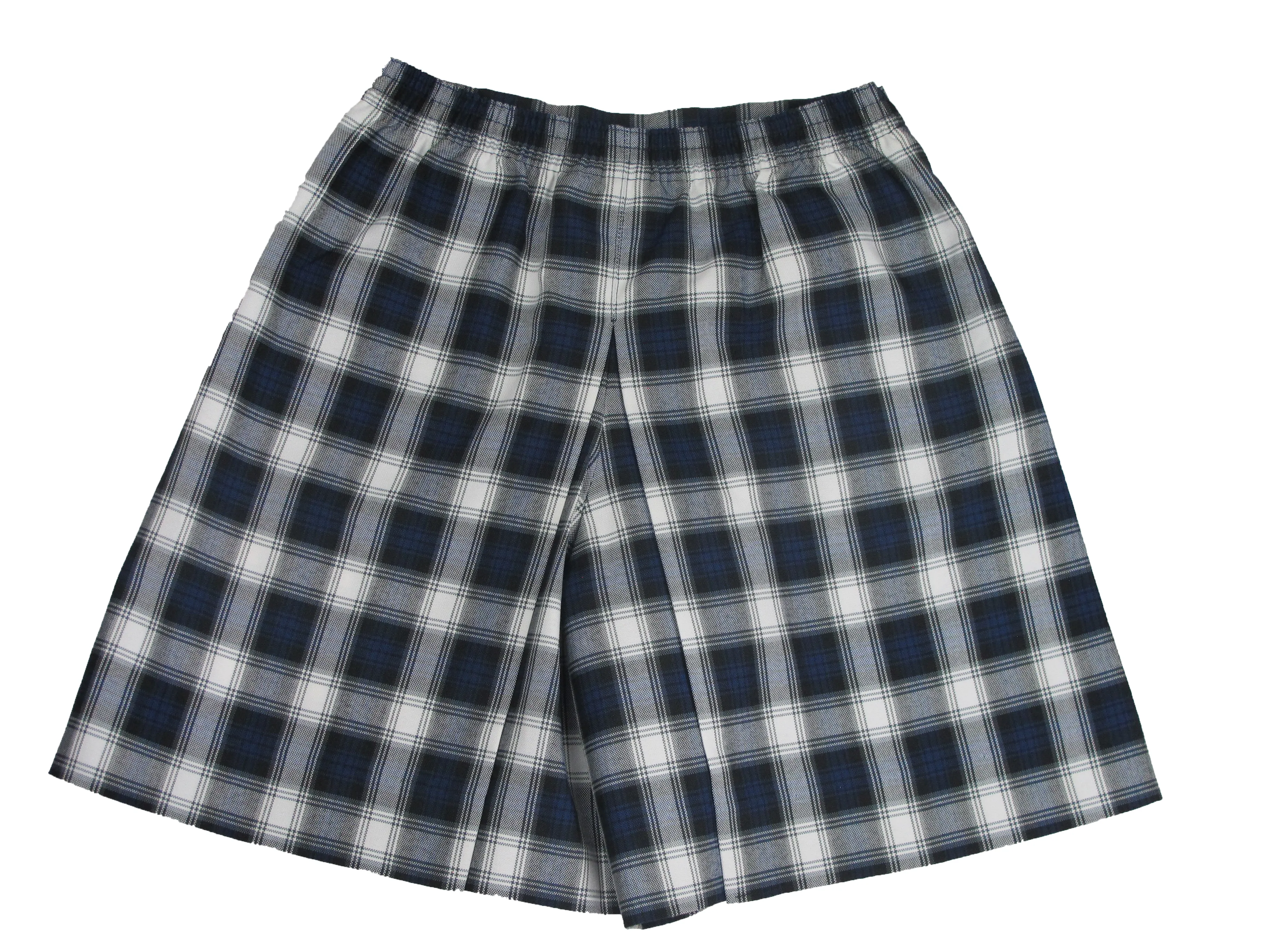Shorts, Plaid #64 Double Pleat with Stretchy Waist