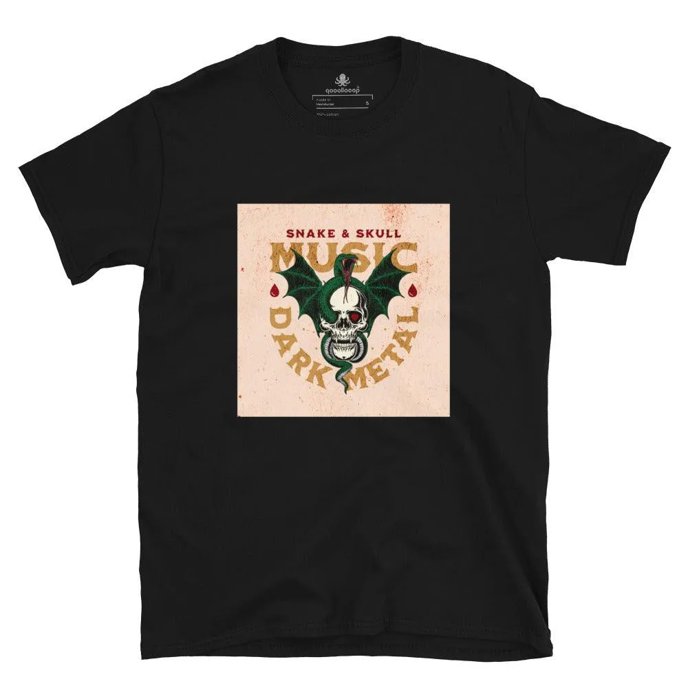 Snake & Skull | Short-Sleeve Unisex Soft Style T-Shirt