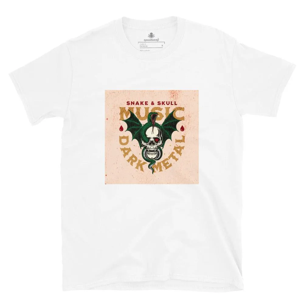Snake & Skull | Short-Sleeve Unisex Soft Style T-Shirt