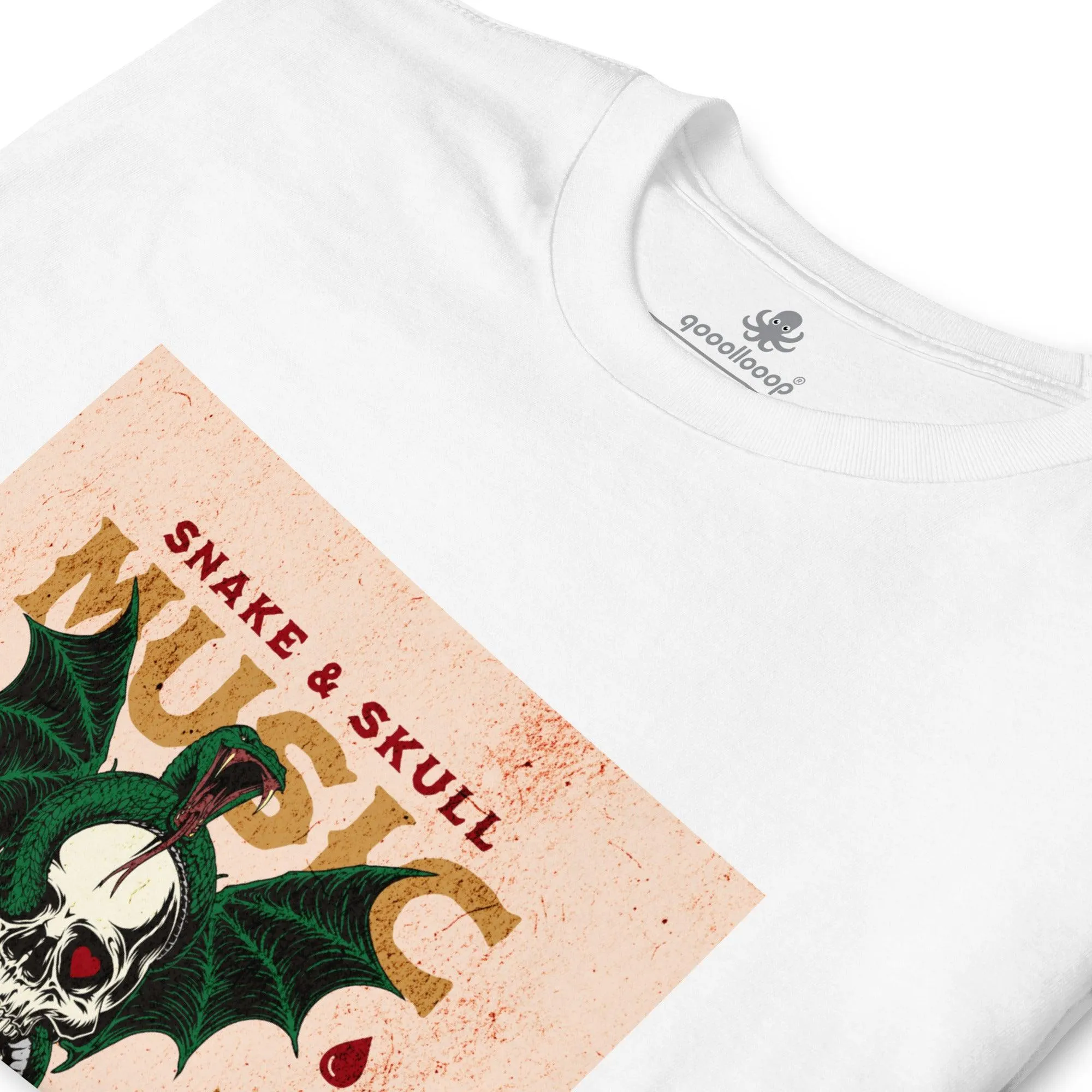 Snake & Skull | Short-Sleeve Unisex Soft Style T-Shirt