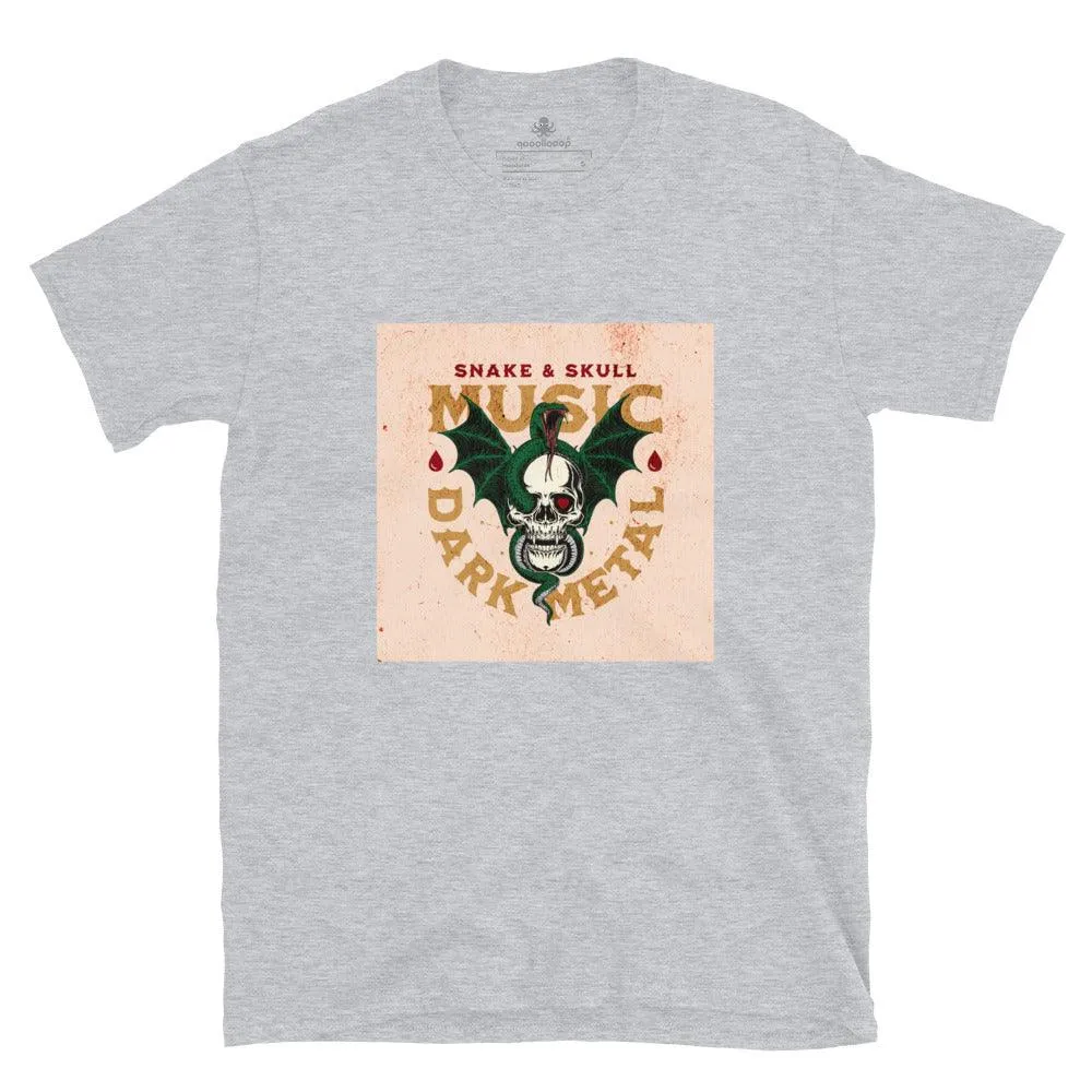 Snake & Skull | Short-Sleeve Unisex Soft Style T-Shirt