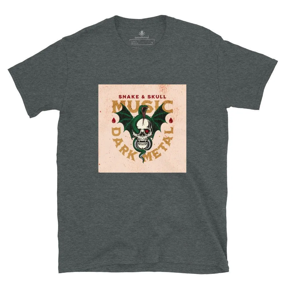 Snake & Skull | Short-Sleeve Unisex Soft Style T-Shirt