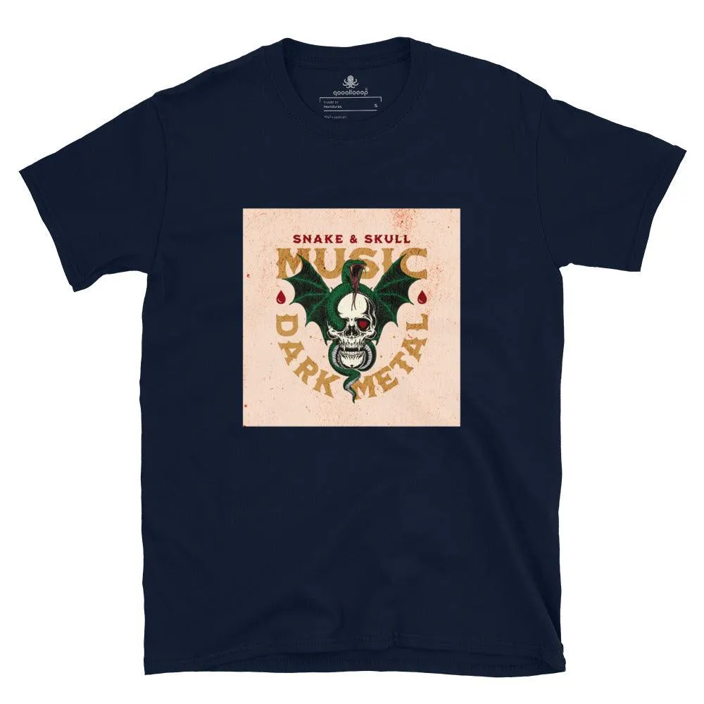 Snake & Skull | Short-Sleeve Unisex Soft Style T-Shirt