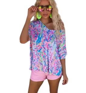 Splash of Color Blouse