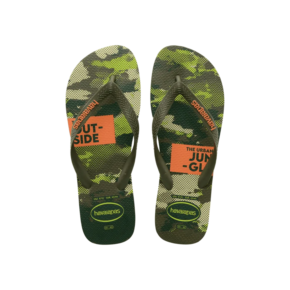 Top Camu Flip Flops