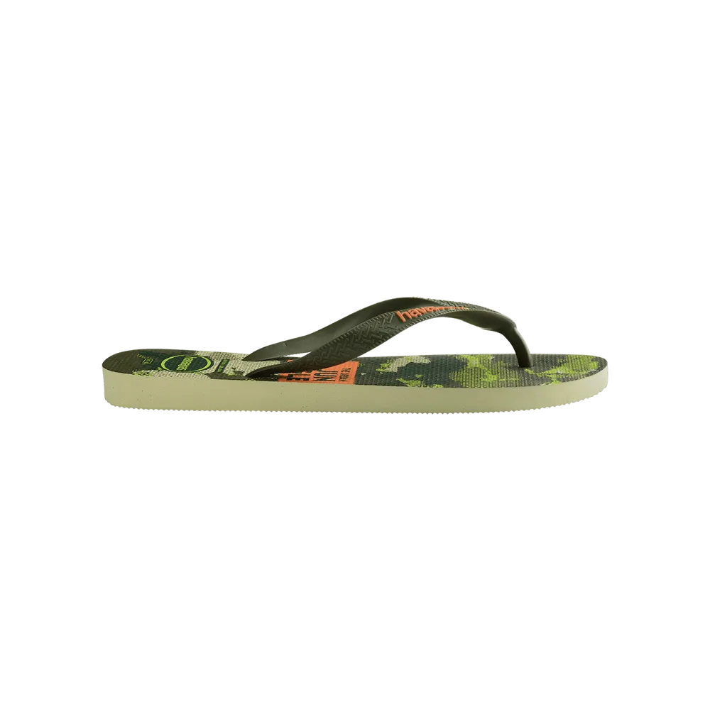 Top Camu Flip Flops