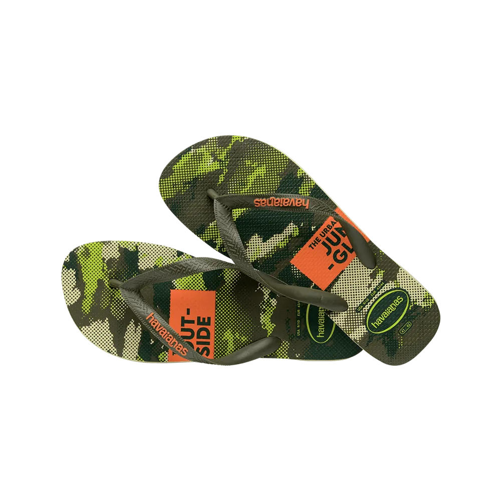 Top Camu Flip Flops