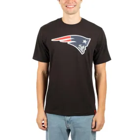 Ultra Game NFL Official Adults Super Soft Supreme Logo T-Shirt - Unisex, New England Patriots, Black|New England Patriots