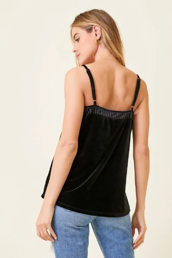 Velvet Camisole - Black