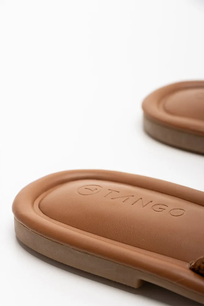 Weave Thong Sandal Brown