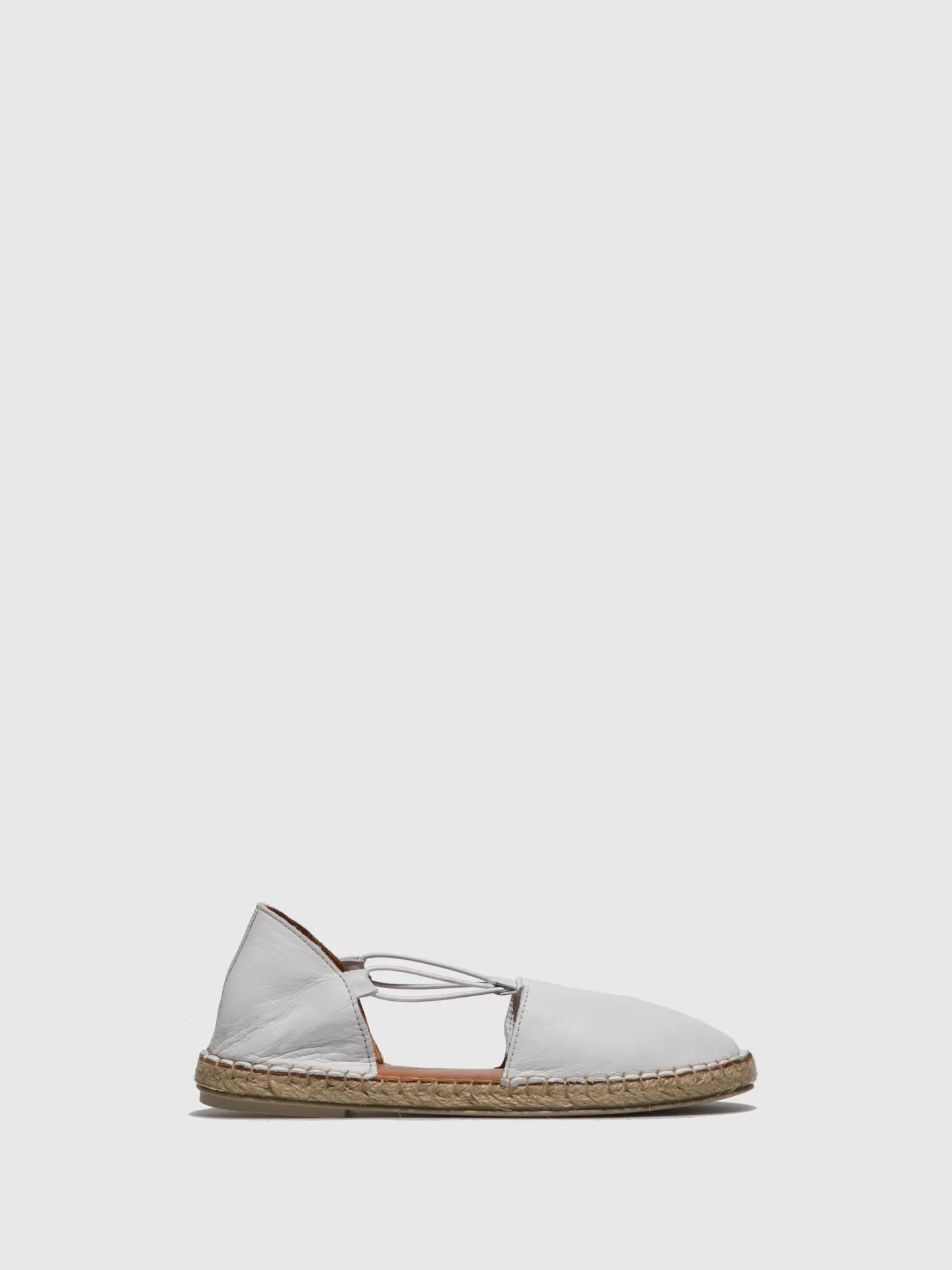 White Elasticated Espadrilles