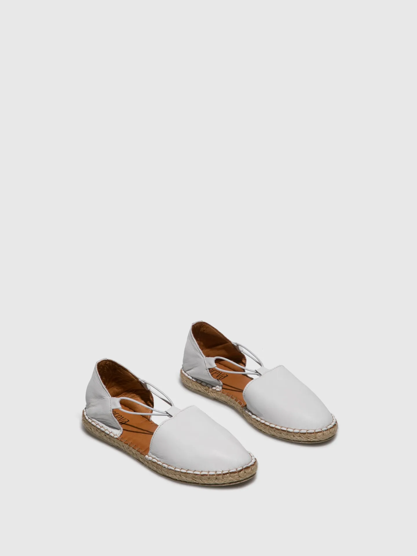 White Elasticated Espadrilles