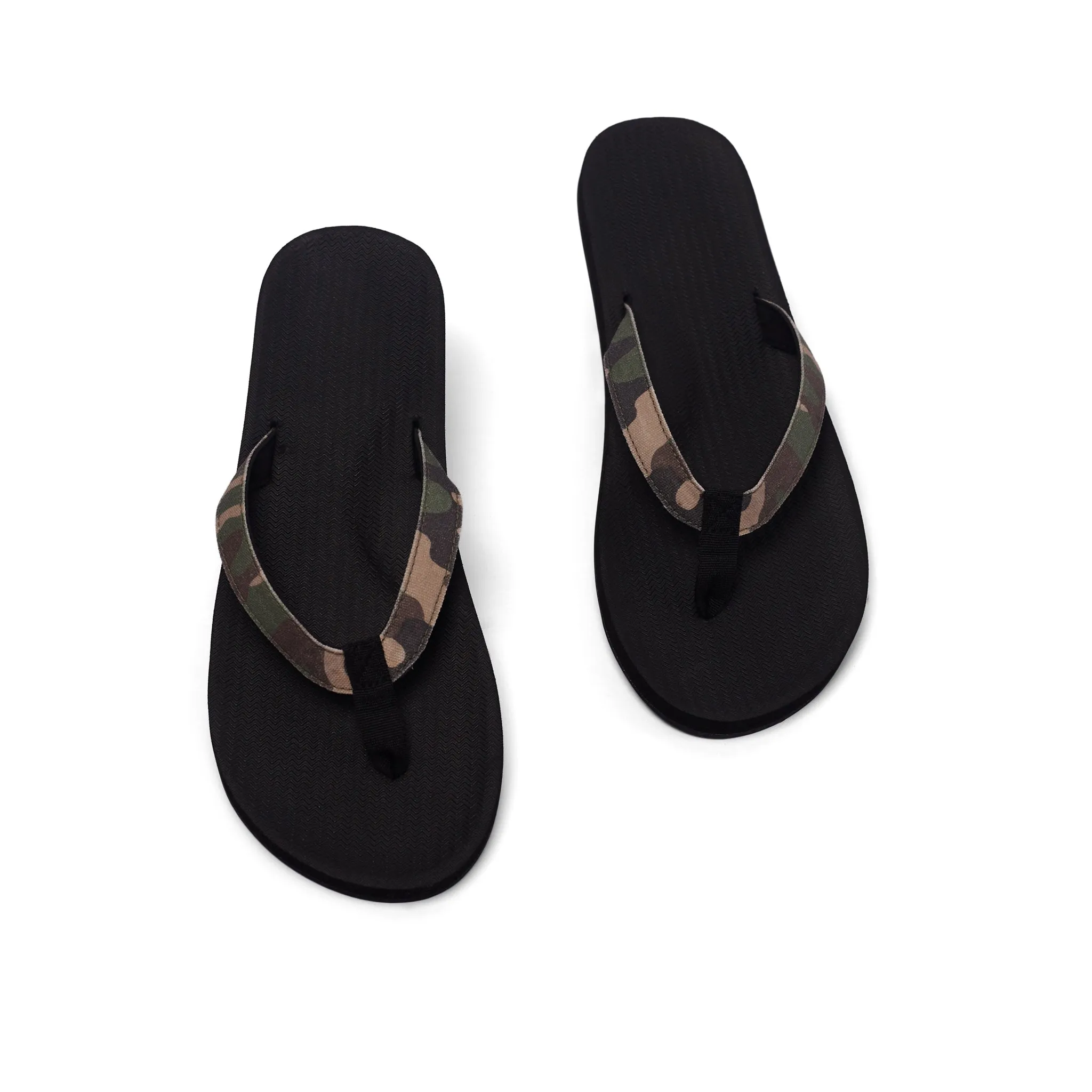 Women's Flip Flops Camo - Black/Camo Regular