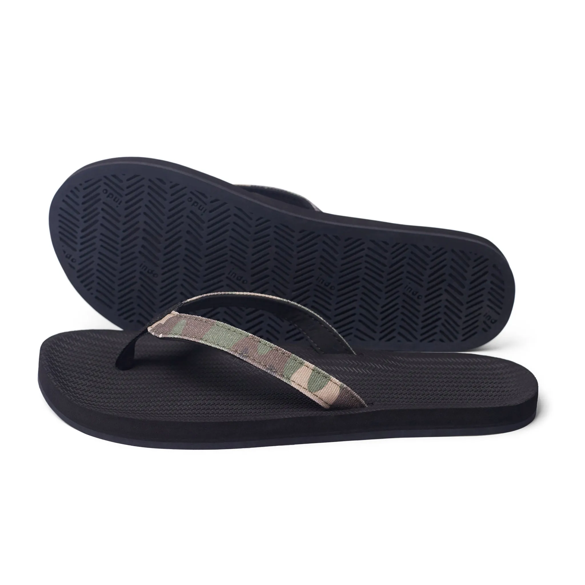 Women's Flip Flops Camo - Black/Camo Regular