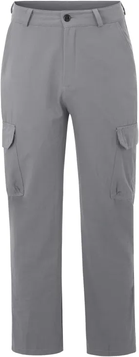 ZYXTIM Big and Tall Men Cargo Jogger Sweat Pants Elastic Bottom Ripstop Hiking Work Pants Relaxed Fit Elastic Waisted Outdoor