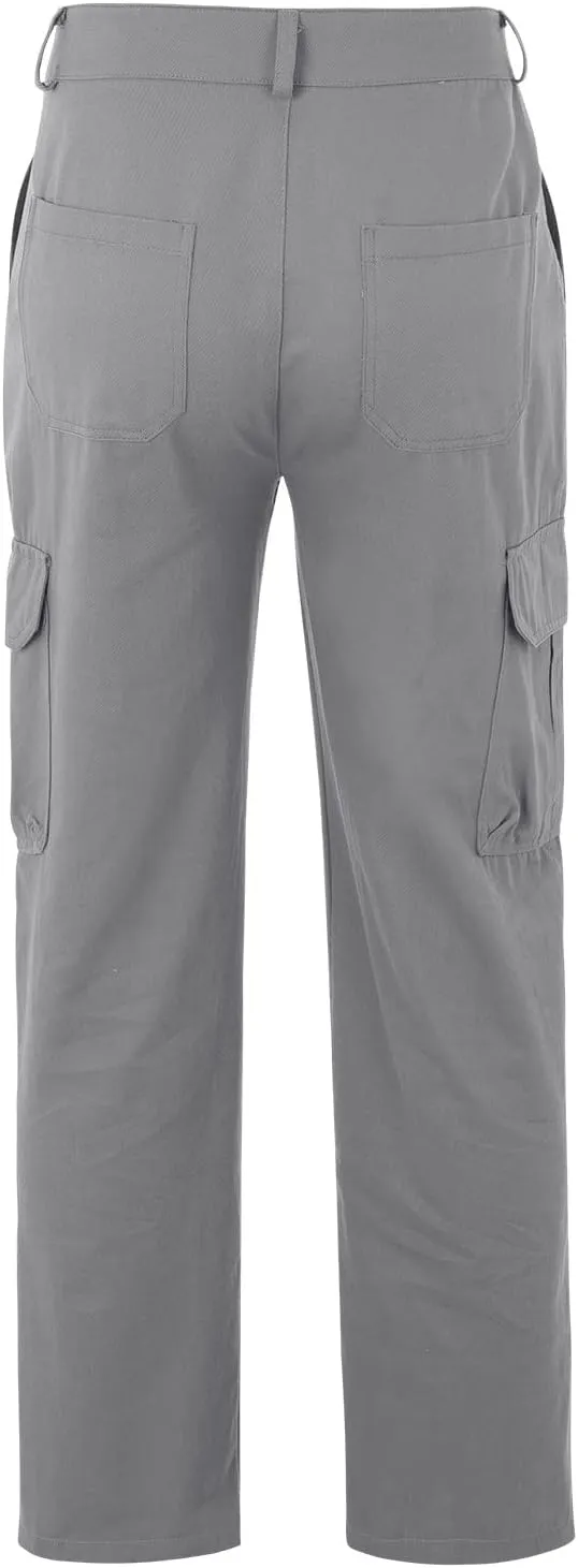 ZYXTIM Big and Tall Men Cargo Jogger Sweat Pants Elastic Bottom Ripstop Hiking Work Pants Relaxed Fit Elastic Waisted Outdoor